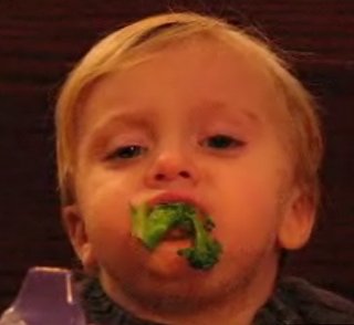 Baby Eats Broccoli